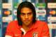 MONACO - AUGUST 30: Radamel Falcao García of Athletico Madrid during a press conference at the Grimaldi Forum on August 30, 2012 in Monaco, Monaco. (Photo by Matthew Lewis/Getty Images)