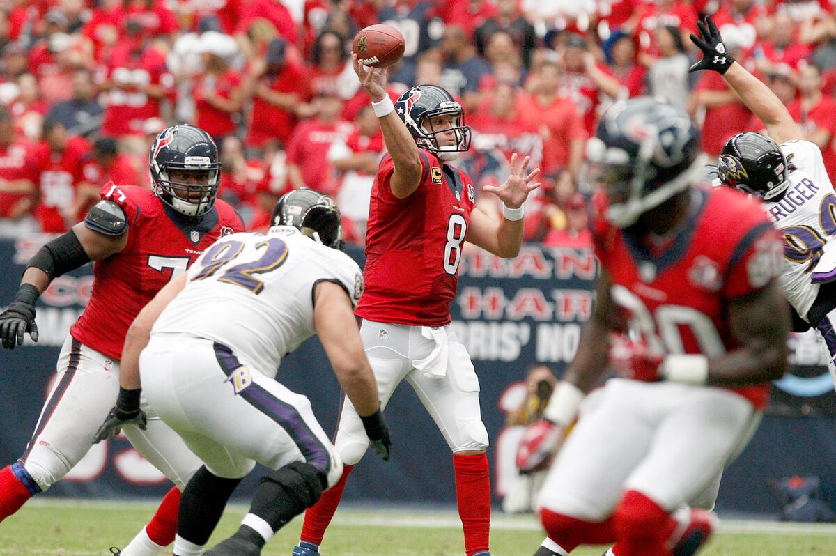 Houston Texans: Breaking Down Matt Schaub's Form at NFL Midseason Mark ...