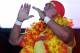 PERTH, AUSTRALIA - NOVEMBER 24: Hulk Hogan enters the stage prior to his bout against Ric Flair during the Hulkamania Tour at the Burswood Dome on November 24, 2009 in Perth, Australia. (Photo by Paul Kane/Getty Images)