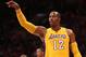 LOS ANGELES, CA - OCTOBER 21: Dwight Howard #12 of the Los Angeles Lakers gestures during the game with the Sacramento Kings at Staples Center on October 21, 2012 in Los Angeles, California. The Kings won 99-92. NOTE TO USER: User expressly acknowledges and agrees that, by downloading and or using this photograph, User is consenting to the terms and conditions of the Getty Images License Agreement. (Photo by Stephen Dunn/Getty Images)