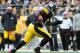 PITTSBURGH, PA - OCTOBER 07: Rashard Mendenhall #34 of the Pittsburgh Steelers carries the ball during the game against the Philadelphia Eagles on October 7, 2012 at Heinz Field in Pittsburgh, Pennsylvania. (Photo by Joe Sargent/Getty Images)
