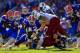 GAINESVILLE, FL - OCTOBER 20: Running back Mike Davis #28 of the South Carolina Gamecocks is tackled by defensive lineman Sharrif Floyd #73 of the Florida Gators at Ben Hill Griffin Stadium on October 20, 2012 in Gainesville, Florida. (Photo by Chris Trotman/Getty Images)