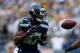 SEATTLE, WA - SEPTEMBER 24: Ben Obomanu #87 of the Seattle Seahawks makes a reception in the first half against D.J. Smith #51 of the Green Bay Packers at CenturyLink Field on September 24, 2012 in Seattle, Washington. (Photo by Otto Greule Jr/Getty Images)