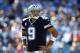 CHARLOTTE, NC - OCTOBER 21: Tony Romo #9 of the Dallas Cowboys during their game at Bank of America Stadium on October 21, 2012 in Charlotte, North Carolina. (Photo by Streeter Lecka/Getty Images)