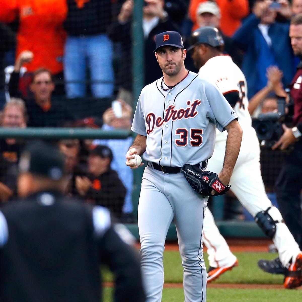 Lot Detail - 2012 Justin Verlander Game Used Detroit Tigers Road Jersey  Worn During World Series Game 1 On October 24th 2012 at Giants - 4 IP 4K  (MLB Authenticated)