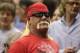 ORLANDO, FL - JUNE 11: Former pro wrestler Hulk Hogan attends Game Four of the 2009 NBA Finals between the Los Angeles Lakers and the Orlando Magic at Amway Arena on June 11, 2009 in Orlando, Florida. The Lakers won 99-91 in overtime and lead the series 3-1. NOTE TO USER: User expressly acknowledges and agrees that, by downloading and or using this photograph, User is consenting to the terms and conditions of the Getty Images License Agreement. (Photo by Elsa/Getty Images)