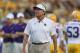 BATON ROUGE, LA - OCTOBER 13: Head coach Steve Spurrier of the South Carolina Gamecocks with his team before a game against the LSU Tigers at Tiger Stadium on October 13, 2012 in Baton Rouge, Louisiana. (Photo by Ronald Martinez/Getty Images)