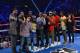 LAS VEGAS, NV - JUNE 09: Members of the United States Olympic boxing team pose for a photo in the ring before the Pacquiao v Bradley fight at MGM Grand Garden Arena on June 9, 2012 in Las Vegas, Nevada. (Photo by Kevork Djansezian/Getty Images)