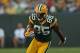 GREEN BAY, WI - AUGUST 30: Greg Jennings #85 of the Green Bay Packers runs after a catch against the Kansas City Chiefs during a preseason game at Lambeau Field on August 30, 2012 in Green Bay, Wisconsin. The Packers defeated the Chiefs 24-3. (Photo by Jonathan Daniel/Getty Images)