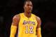 LOS ANGELES, CA - OCTOBER 21: Dwight Howard #12 of the Los Angeles Lakers on the court during the game with the Sacramento Kings at Staples Center on October 21, 2012 in Los Angeles, California. The Kings won 99-92. NOTE TO USER: User expressly acknowledges and agrees that, by downloading and or using this photograph, User is consenting to the terms and conditions of the Getty Images License Agreement. (Photo by Stephen Dunn/Getty Images)
