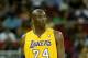 FRESNO, CA - OCTOBER 07: Kobe Bryant #24 of the Los Angeles Lakers on the court during the game with the Golden State Warriors at Save Mart Center At Fresno State on October 7, 2012 in Fresno, California. NOTE TO USER: User expressly acknowledges and agrees that, by downloading and or using this photograph, User is consenting to the terms and conditions of the Getty Images License Agreement. (Photo by Stephen Dunn/Getty Images)