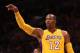 LOS ANGELES, CA - OCTOBER 21: Dwight Howard #12 of the Los Angeles Lakers gestures during the game with the Sacramento Kings at Staples Center on October 21, 2012 in Los Angeles, California. The Kings won 99-92. NOTE TO USER: User expressly acknowledges and agrees that, by downloading and or using this photograph, User is consenting to the terms and conditions of the Getty Images License Agreement. (Photo by Stephen Dunn/Getty Images)