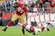 SAN FRANCISCO, CA - NOVEMBER 20: Vernon Davis #85 of the San Francisco 49ers runs through the tackle of Michael Adams #27 of the Arizona Cardinals at Candlestick Park on November 20, 2011 in San Francisco, California. (Photo by Thearon W. Henderson/Getty Images)