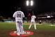 DETROIT, MI - OCTOBER 28: Prince Fielder #28 and Miguel Cabrera #24 of the Detroit Tigers warmup against the San Francisco Giants during Game Four of the Major League Baseball World Series at Comerica Park on October 28, 2012 in Detroit, Michigan. (Photo by Ezra Shaw/Getty Images)