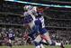 Oct 28, 2012; Arlington, TX, USA; Dallas Cowboys receiver Dez Bryant (88) makes a catch in the end zone in the fourth quarter against the New York Giants at Cowboys Stadium. Bryant was ruled out of bounds on the play. The Giants beat the Cowboys 29-24. Mandatory Credit: Matthew Emmons-US PRESSWIRE