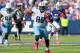 ORCHARD PARK, NY - OCTOBER 21: Jared Cook #89 of the Tennessee Titans runs after a catch agains the Buffalo Bills at Ralph Wilson Stadium on October 21, 2012 in Orchard Park, New York. (Photo by Rick Stewart/Getty Images)