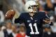 STATE COLLEGE, PA - OCTOBER 27: Quarterback Matthew McGloin #11 of the Penn State Nittany Lions passes against the Ohio State Buckeyes in the first quarter at Beaver Stadium on October 27, 2012 in State College, Pennsylvania. (Photo by Patrick Smith/Getty Images)