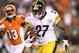 Steelers tailback Jonathan Dwyer (331 total yards) has rushed for 100-plus yards in his last two games.