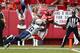 KANSAS CITY, MO - SEPTEMBER 30: Jamaal Charles #25 of the Kansas City Chiefs crosses the goal line for a 37-yard touchdown ahead of Atari Bigby #26 of the San Diego Chargers during the game at Arrowhead Stadium on September 30, 2012 in Kansas City, Missouri. (Photo by Joe Robbins/Getty Images)