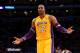 Los Angeles Lakers center Dwight Howard in season opener against Dallas Mavericks.
