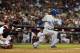 PHOENIX, AZ - SEPTEMBER 11: Shane Victorino #8 of the Los Angeles Dodgers bats against the Arizona Diamondbacks during the MLB game at Chase Field on September 12, 2012 in Phoenix, Arizona. The Diamondbacks defeated the Dodgers 1-0. (Photo by Christian Petersen/Getty Images)