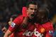 LONDON, ENGLAND - OCTOBER 28: Robin van Persie of Manchester United celebrates scoring the second goal with Ashley Young during the Barclays Premier League match between Chelsea and Manchester United at Stamford Bridge on October 28, 2012 in London, England. (Photo by Michael Regan/Getty Images)