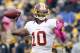 PITTSBURGH, PA - OCTOBER 28: Robert Griffin III #10 of the Washington Redskins drops back to pass against the Pittsburgh Steelers during the game on October 28, 2012 at Heinz Field in Pittsburgh, Pennsylvania. (Photo by Justin K. Aller/Getty Images)