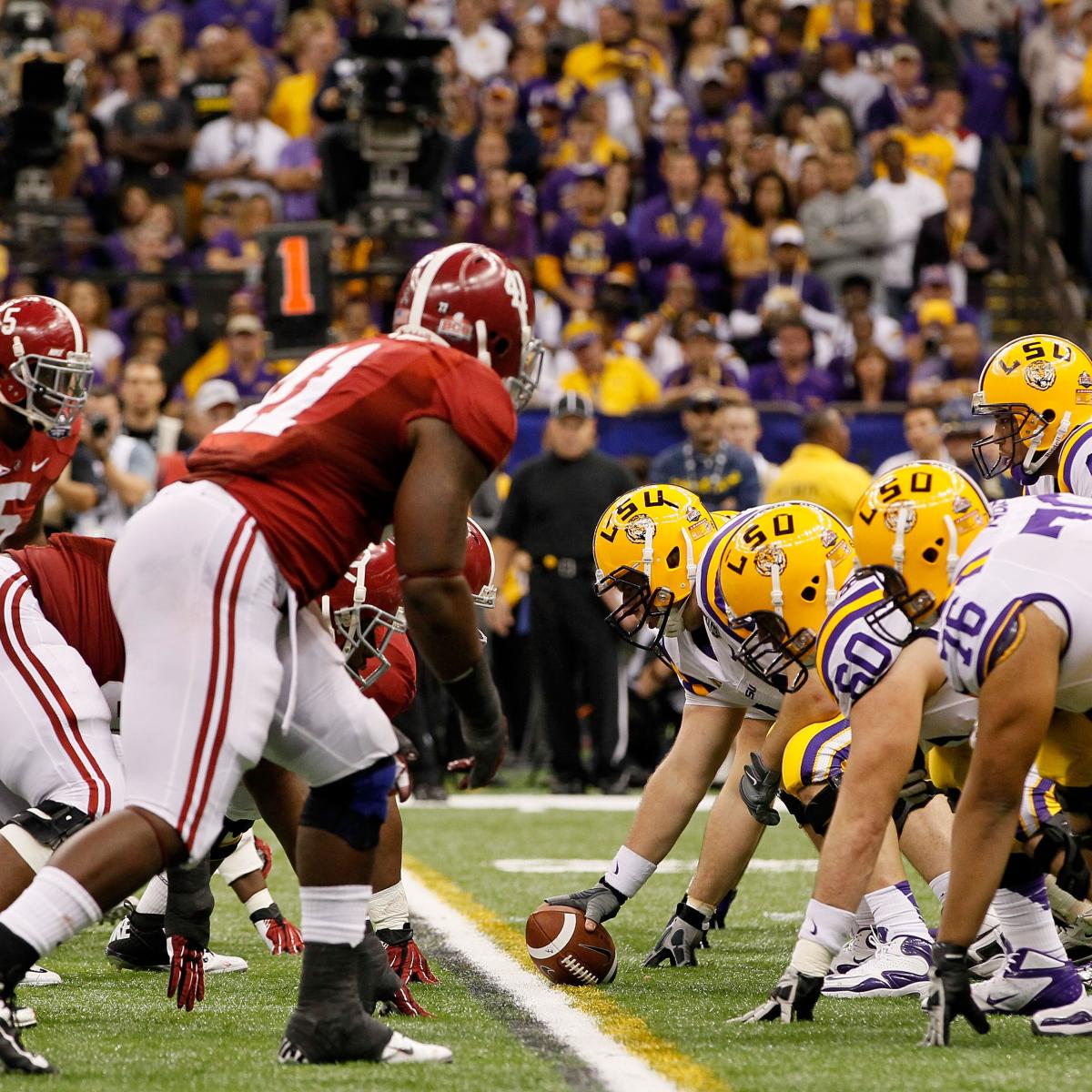 Alabama vs. LSU Ranking the SEC Rivalry Amongst the Best in College