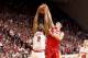 BLOOMINGTON, IN - NOVEMBER 01: Christian Watford #2 of the Indiana Hoosiers shoots the ball while defended by Aaron Martin #30 of the Indiana Wesleyan Wildcats during the exhibition game at Assembly Hall on November 1, 2012 in Bloomington, Indiana. (Photo by Andy Lyons/Getty Images)
