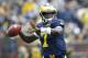 ANN ARBOR, MI - APRIL 16: Devin Gardner #7 of the Michigan Wolverines drops back to pass during the annual Spring Game at Michigan Stadium on April 16, 2011 in Ann Arbor, Michigan. (Photo by Leon Halip/Getty Images)