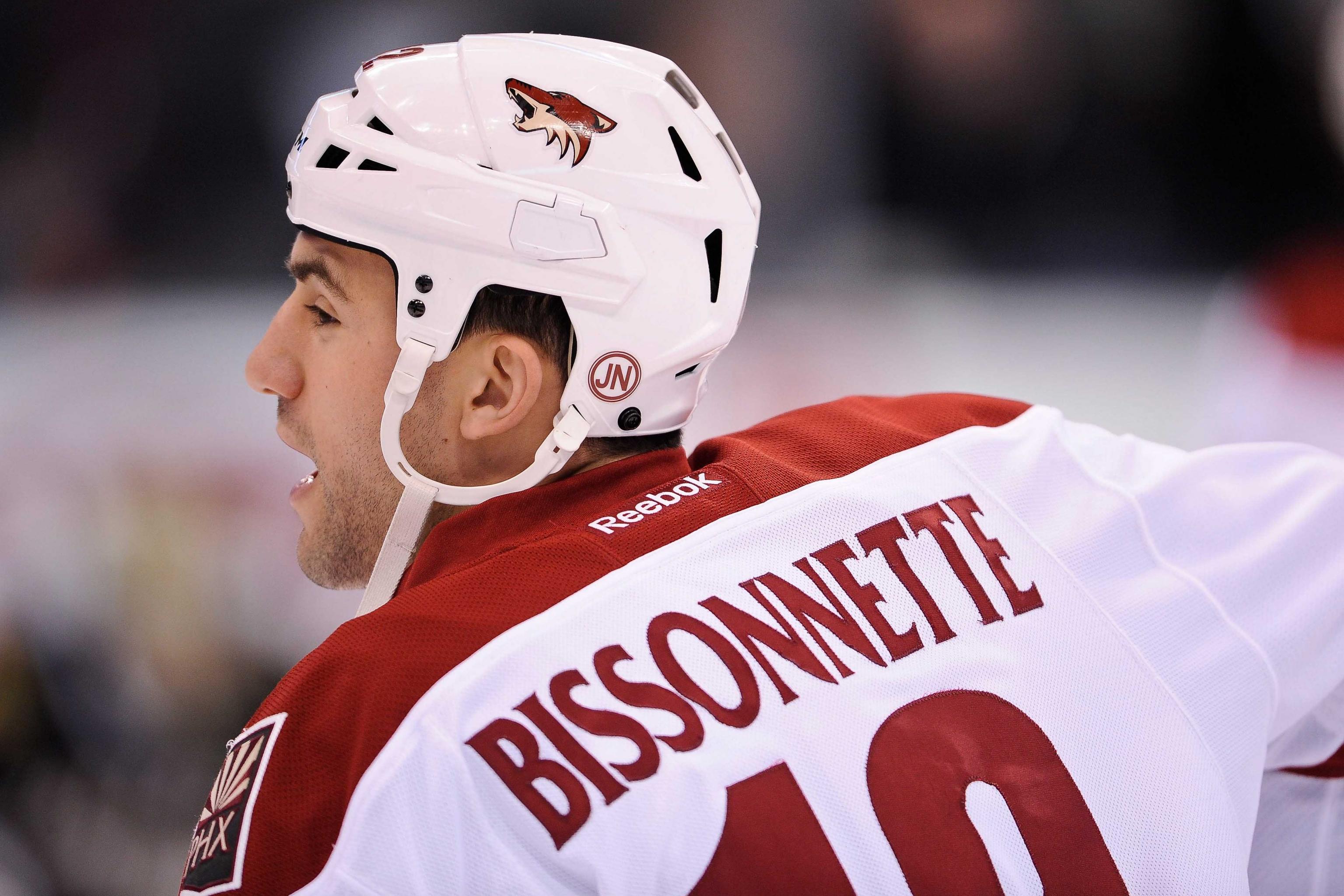 Bissonnette Game Worn Jersey : r/Coyotes