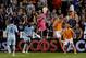 KANSAS CITY, KS - SEPTEMBER 14: Goalkeeper Tally Hall #1 of Houston Dynamo makes a save during the MLS game against Sporting KC at Livestrong Sporting Park on September 14, 2012 in Kansas City, Kansas. (Photo by Jamie Squire/Getty Images)