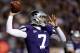 MANHATTAN, KS - NOVEMBER 03: Quarterback Collin Klein #7 of the Kansas State Wildcats passes against the Oklahoma State Cowboys in the first quarter at Bill Snyder Family Football Stadium on November 3, 2012 in Manhattan, Kansas. (Photo by Ed Zurga/Getty Images)