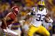 BATON ROUGE, LA - NOVEMBER 03: Jeremy Hill #33 of LSU carries the ball against Deion Belue #13 of Alabama at Tiger Stadium on November 3, 2012 in Baton Rouge, Louisiana. (Photo by Matthew Stockman/Getty Images)