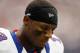 Nov 4, 2012; Houston, TX, USA; Buffalo Bills wide receiver Steve Johnson (13) paces the sidelines against the Houston Texans during the second half at Reliant Stadium. The Texans won 21-9. Mandatory Credit: Thomas Campbell-US PRESSWIRE