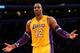 LOS ANGELES, CA - OCTOBER 30: Dwight Howard #12 of the Los Angeles Lakers gestures to a referee after fouling out of the game with the Dallas Mavericks at Staples Center on October 30, 2012 in Los Angeles, California. The Mavericks won 99-91. NOTE TO USER: User expressly acknowledges and agrees that, by downloading and or using this photograph, User is consenting to the terms and conditions of the Getty Images License Agreement. (Photo by Stephen Dunn/Getty Images)