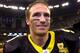 New Orleans Saints quarterback Drew Brees after play against the Philadelphia Eagles in an NFL NFC divisional playoff game on January 13, 2007 in the Superdome in New Orleans, Louisiana. (Photo by Al Messerschmidt/Getty Images)