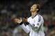 MADRID, SPAIN - NOVEMBER 3: Cristiano Ronaldo of Real Madrid CF reacts after failing a shot during the La Liga match between Real Madrid CF and Real Zaragoza at Estadio Santiago Bernabeu on November 3, 2012 in Madrid, Spain. (Photo by Gonzalo Arroyo Moreno/Getty Images)