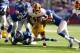 EAST RUTHERFORD, NJ - OCTOBER 21: Alfred Morris #46 of the Washington Redskins in action during their game against the New York Giants at MetLife Stadium on October 21, 2012 in East Rutherford, New Jersey. (Photo by Al Bello/Getty Images)