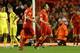 LIVERPOOL, ENGLAND - OCTOBER 25: Stewart Downing of Liverpool celebrates scoring the opening goal during the UEFA Europa League Group A match between Liverpool FC and FC Anzhi Makhachkala at Anfield on October 25, 2012 in Liverpool, England. (Photo by Clive Brunskill/Getty Images)