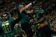 EUGENE, OR - SEPTEMBER 22: Daryle Hawkins #16 of the Oregon Ducks celebrates his touchdown catch against the Arizona Wildcats on September 22, 2012 at the Autzen Stadium in Eugene, Oregon. (Photo by Jonathan Ferrey/Getty Images)