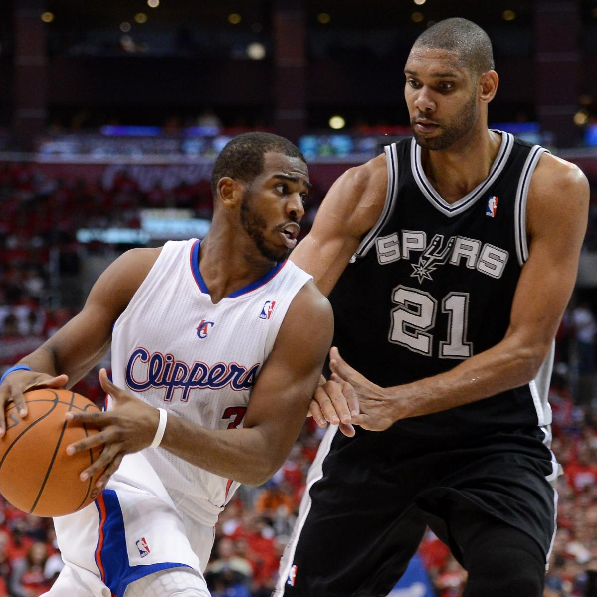 San Antonio Spurs vs. Los Angeles Clippers: Live Score and Game 