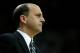 HOUSTON - APRIL 21: Coach Jeff Van Gundy of the Houston Rockets on the sidelines as his teams plays the Utah Jazz in Game One of the Western Conference Quarterfinals during the 2007 NBA Playoffs at the Toyota Center April 21, 2007 in Houston, Texas. NOTE TO USER: User expressly acknowledges and agrees that, by downloading and or using this photograph, user is consenting to the terms and conditions of the Getty Images License Agreement. (Photo by Matthew Stockman/Getty Images)