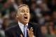 BOSTON, MA - MARCH 04: Head coach Mike D'Antoni of the New York Knicks directs his players in the second half against the Boston Celtics on March 4, 2012 at TD Garden in Boston, Massachusetts. The Boston Celtics defeated the New York Knicks 115-111 in overtime. NOTE TO USER: User expressly acknowledges and agrees that, by downloading and or using this photograph, User is consenting to the terms and conditions of the Getty Images License Agreement. (Photo by Elsa/Getty Images)