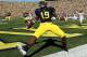 ANN ARBOR, MI - SEPTEMBER 15: Tight End Devin Funchess #19 of the University of Michigan Wolverines scores a touchdown in the first quarter during a Big Ten College football game against the University of Massachusetts Minutemen at Michigan Stadium on September 15, 2012 in Ann Arbor, Michigan. (Photo by Dave Reginek/Getty Images)