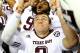 TUSCALOOSA, AL - NOVEMBER 10: Quarterback Johnny Manziel #2 of the Texas A&M Aggies celebrates after the game against the Alabama Crimson Tide at Bryant-Denny Stadium on November 10, 2012 in Tuscaloosa, Alabama. The Aggies beat the Crimson Tide 29-24. (Photo by Mike Zarrilli/Getty Images)