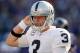 BALTIMORE, MD - NOVEMBER 11: Quarterback Carson Palmer #3 of the Oakland Raiders walks off the field after throwing an interception against the Baltimore Ravens at M&T Bank Stadium on November 11, 2012 in Baltimore, Maryland. (Photo by Rob Carr/Getty Images)