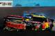 AVONDALE, AZ - NOVEMBER 11: Clint Bowyer, driver of the #15 5-hour Energy Toyota, and Jeff Gordon, driver of the #24 DuPont Chevrolet, collide on track during the NASCAR Sprint Cup Series AdvoCare 500 at Phoenix International Raceway on November 11, 2012 in Avondale, Arizona. (Photo by Tom Pennington/Getty Images for NASCAR)