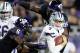 FORT WORTH, TX - NOVEMBER 10: Collin Klein #7 of the Kansas State Wildcats runs the ball against Elisha Olabode #6 of the TCU Horned Frogs at Amon G. Carter Stadium on November 10, 2012 in Fort Worth, Texas. (Photo by Ronald Martinez/Getty Images)