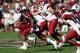 COLUMBIA, SC - NOVEMBER 10: D.J. Swearinger #36 of the South Carolina Gamecocks runs for a touchdown after making an interception against the Arkansas Razorbacks during their game at Williams-Brice Stadium on November 10, 2012 in Columbia, South Carolina. (Photo by Streeter Lecka/Getty Images)